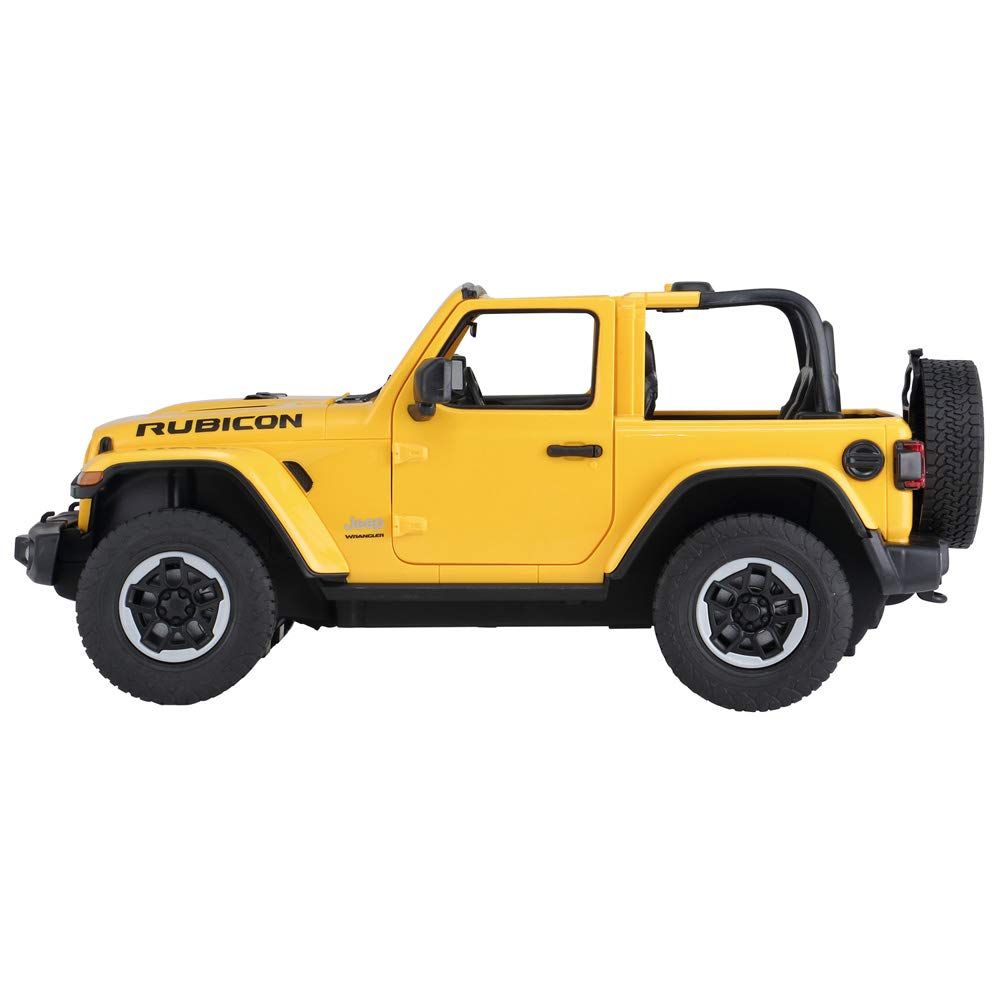 Автомобил с дистанционно управление Rastar Jeep Wrangler, RC, 1:14, Жълт