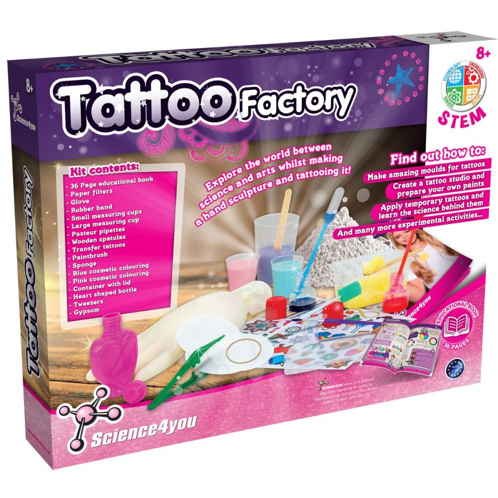 Образователна игра Science4you, Фабрика за татуировки
