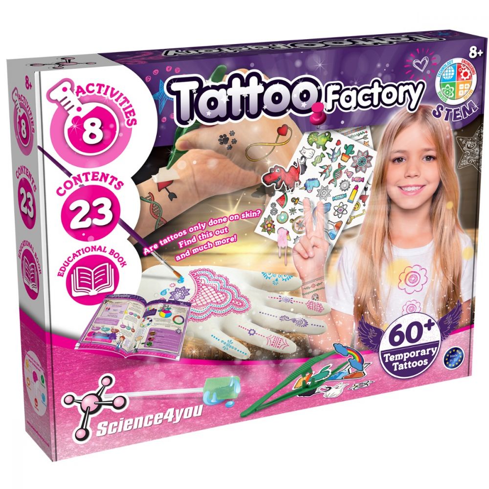 Образователна игра Science4you, Фабрика за татуировки