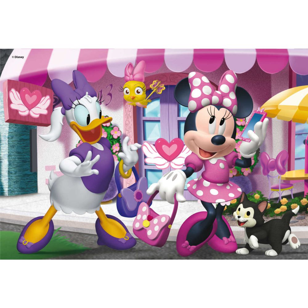 Подов пъзел, Lisciani, Disney Minnie Mouse, Maxi, 2 x 24 части