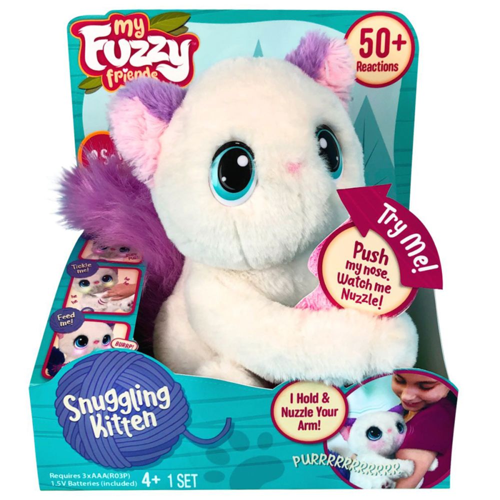 My Fuzzy Friends, Интерактивна плюшена играчка, Snuggling Kitten