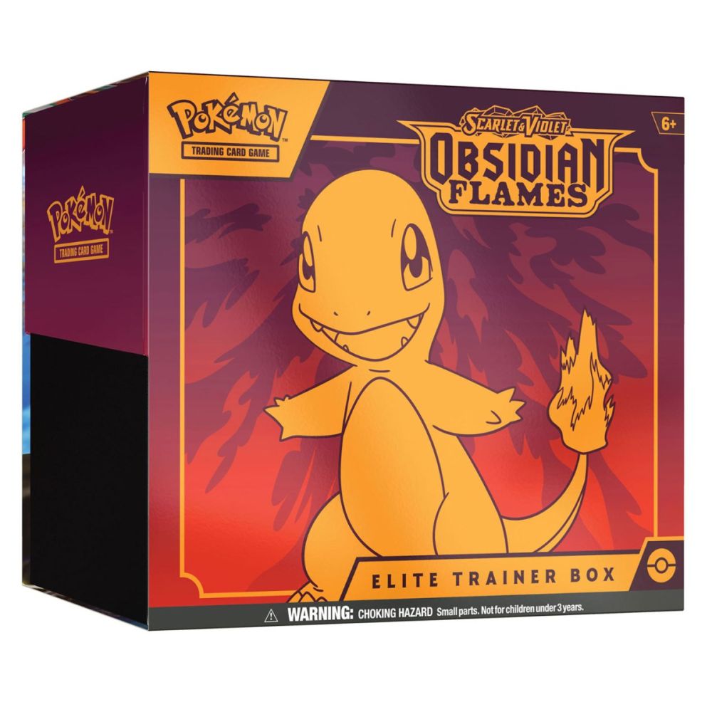 Кутия с карти за игра, Pokemon, Scarlet & Violet Obsidian Flames SV03