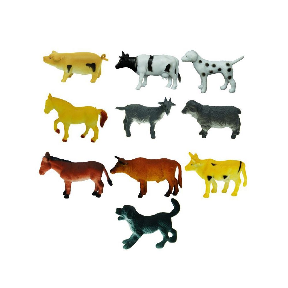 Комплект фигурки на селскостопански животни в малка опаковка, Crazoo