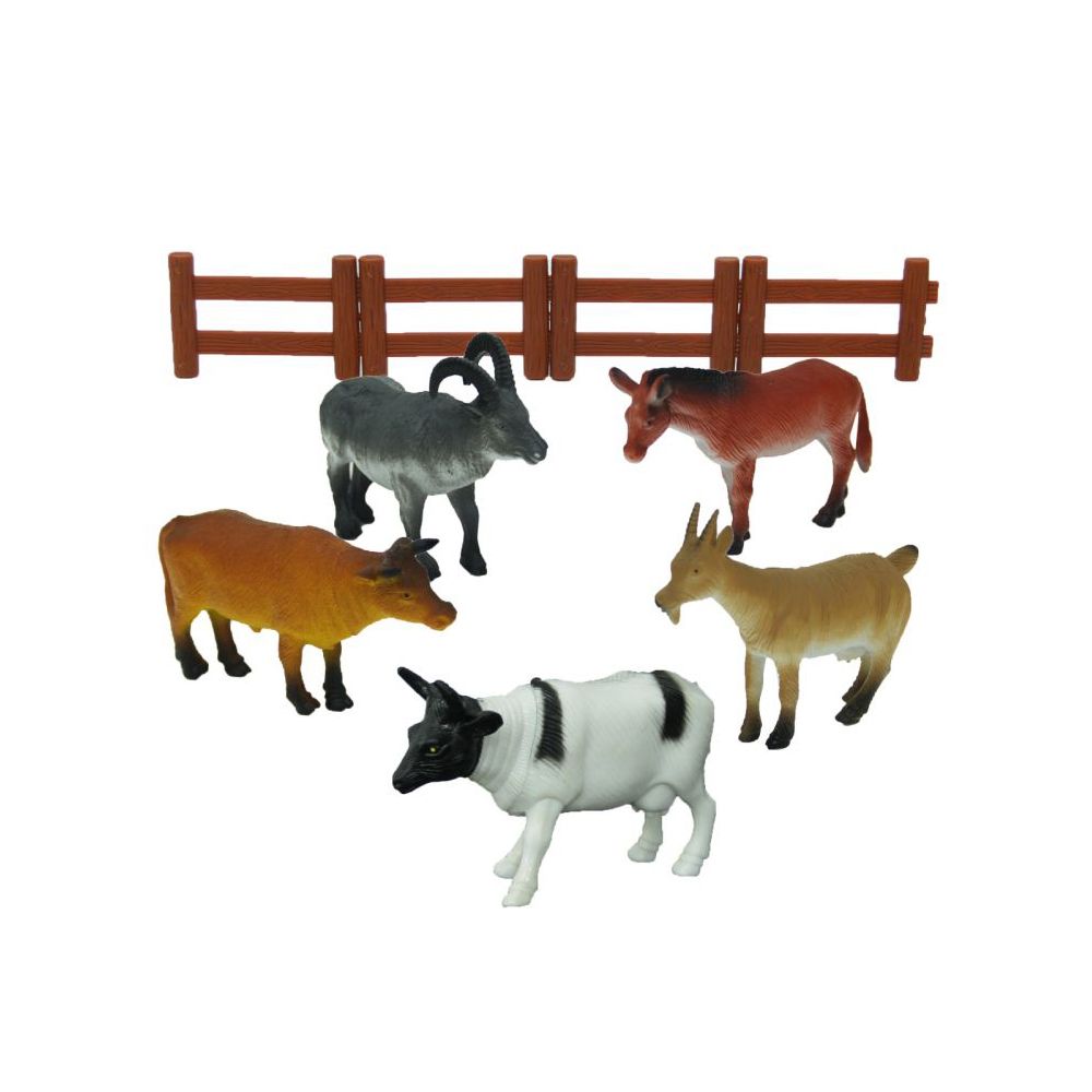 Комплект селскостопански животни в средна опаковка, Crazoo
