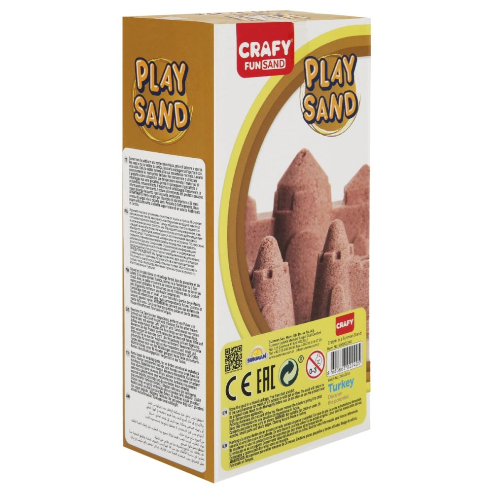 Кинетичен пясък, Crafy, 1 кг, Натурален