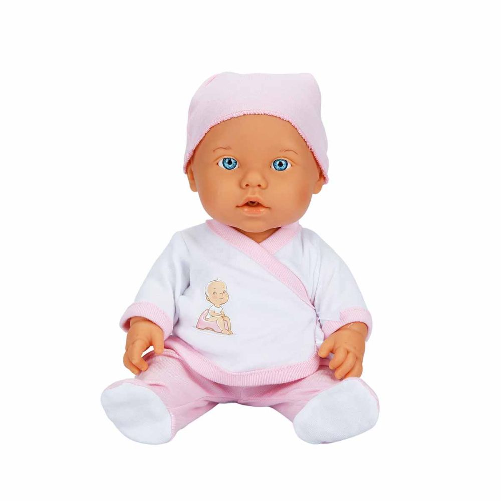 Кукла бебе Bebelou, Dollzn More, Toilet Time, 35 см, розово