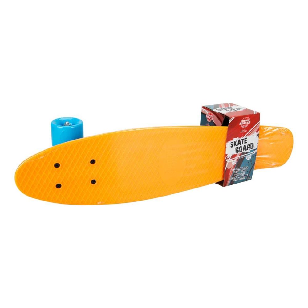 Пластмасов скейтборд, Rising Sports Xtreme, Оранжев, 58 см