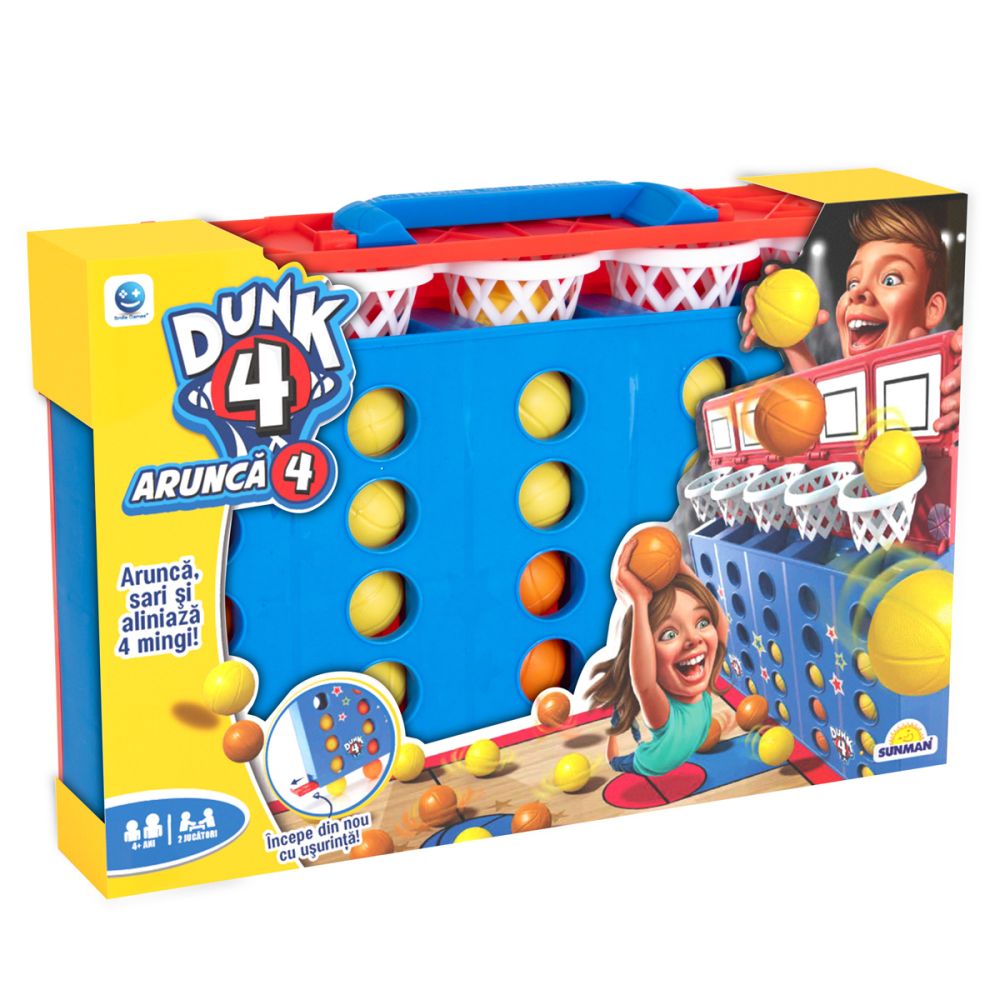 Игра на умения с топки, Smile Games, Dunk 4