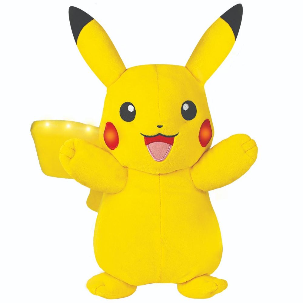Интерактивна плюшена играчка, Pokemon, Power Action, Pikachu, 20 см