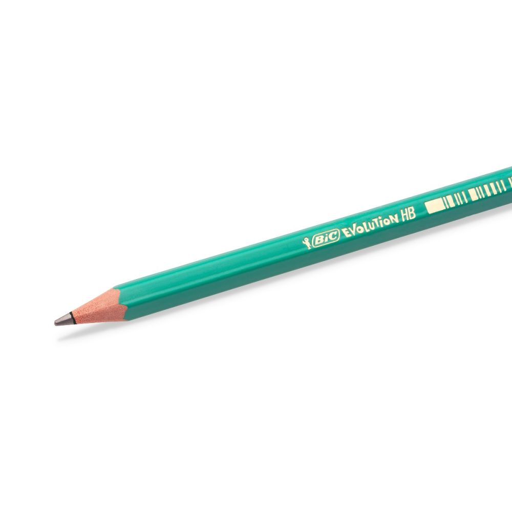 Комплект 4 молива с гумичка Graphite Eco Evolution Bic, HB 2