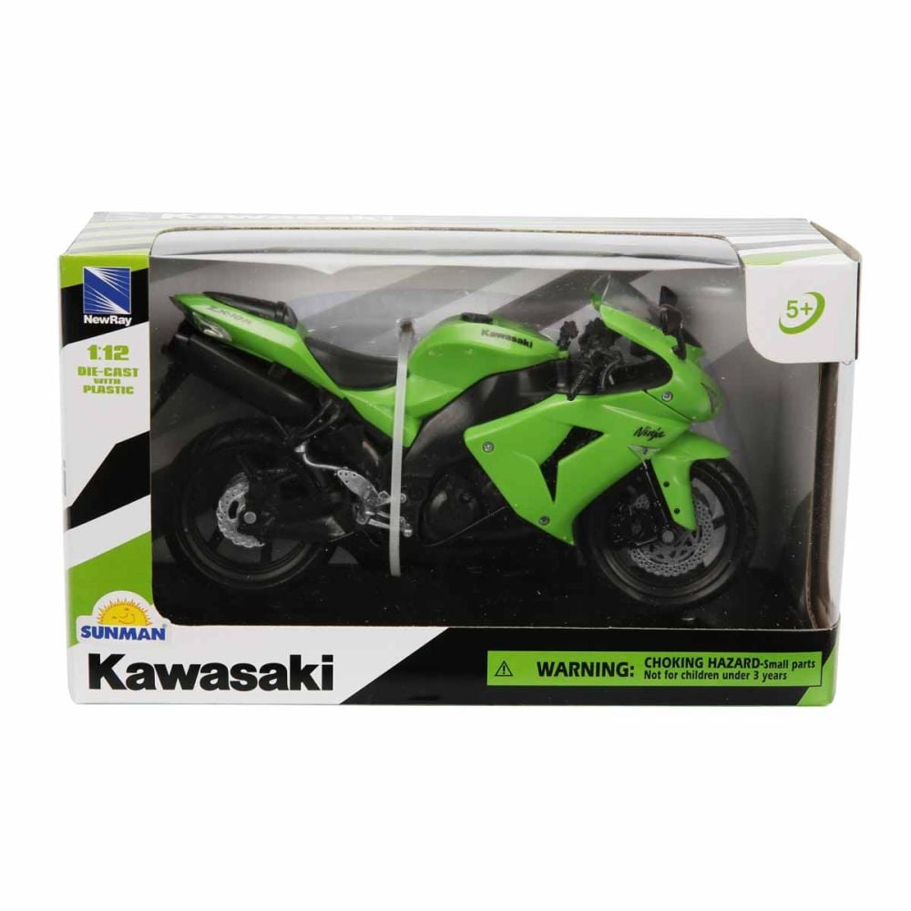 Метален мотоциклет, New Ray, Kawasaki ZX-10R, 1:12