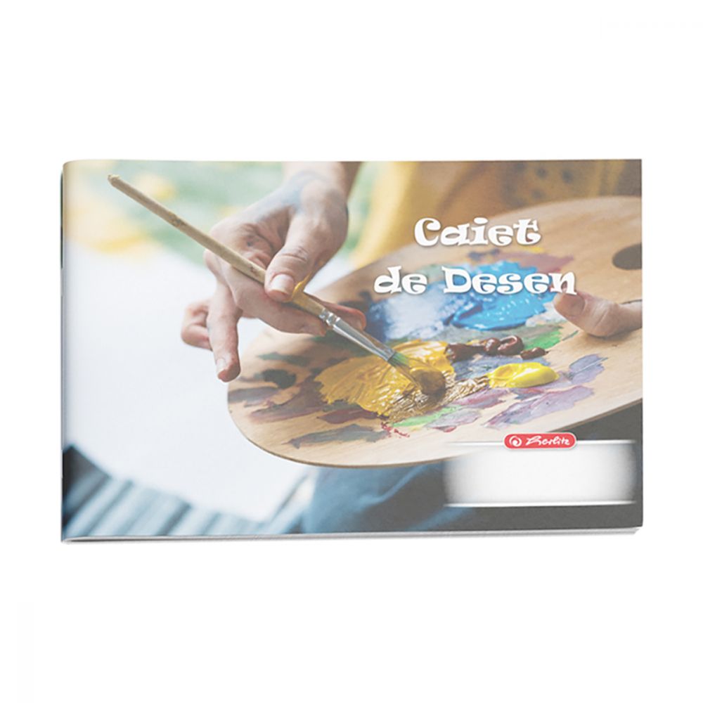 Тетрадка за рисуване Herlitz, 24 листа, Rock Your School