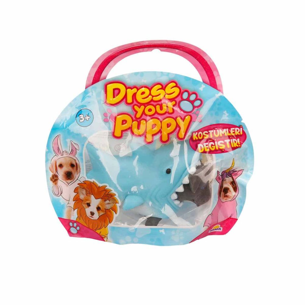 Мини фигурка, Dress Your Puppy, Питбул в костюм на акула, S1