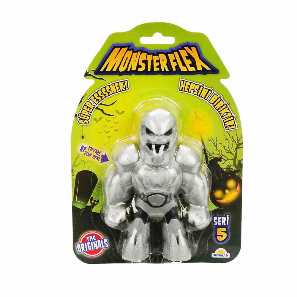 Фигурка Monster Flex, Чудовището което се разтяга, S5, Robot Silver ...