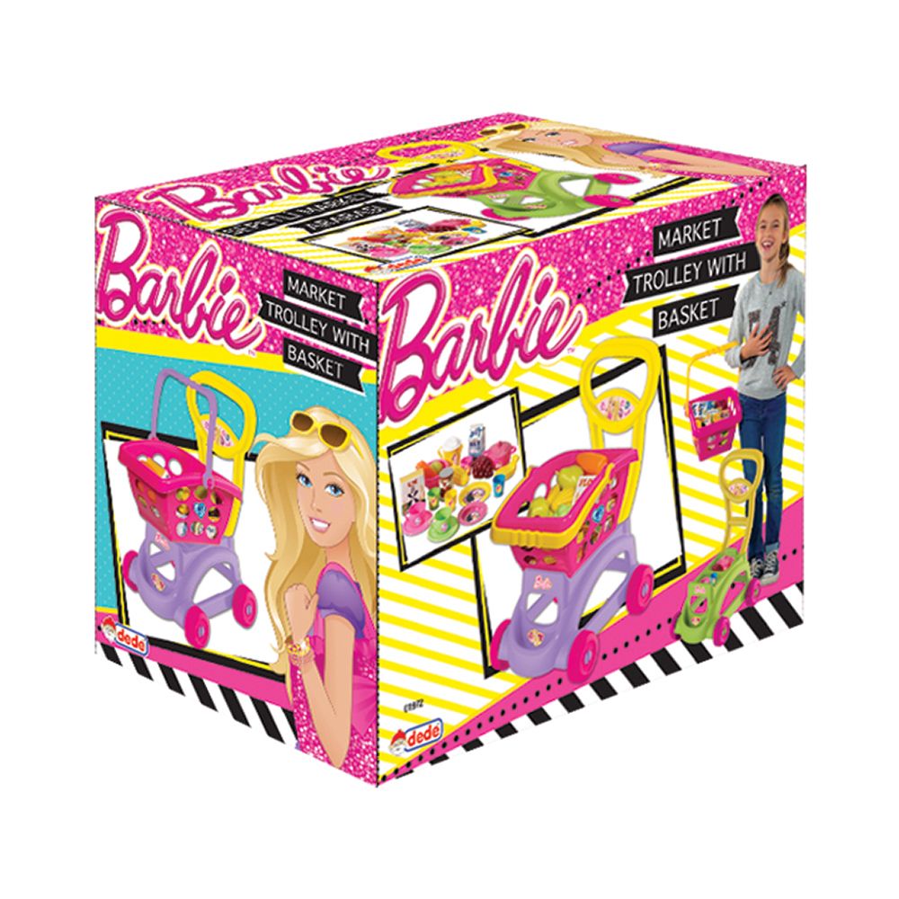 Barbie - Комплект за супермаркет с пазарска кошница
