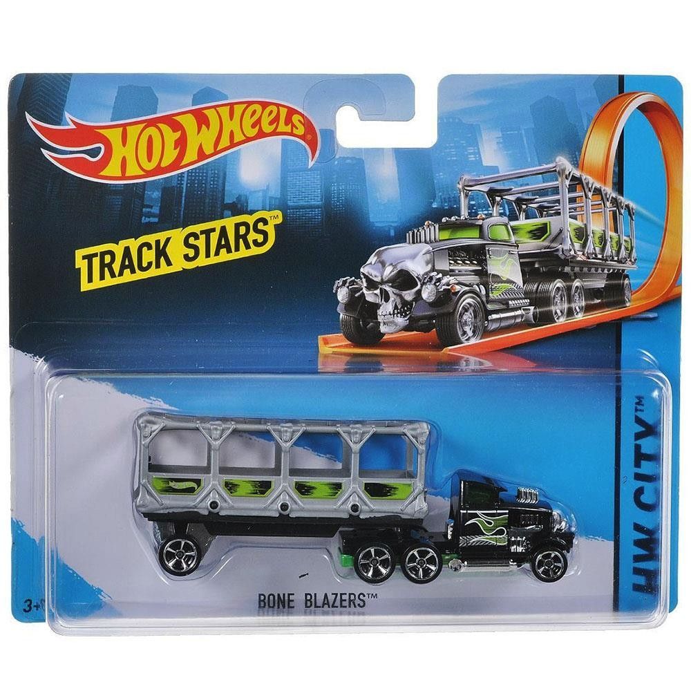 Количка Hot Wheels, Track Stars - Bone Blazers