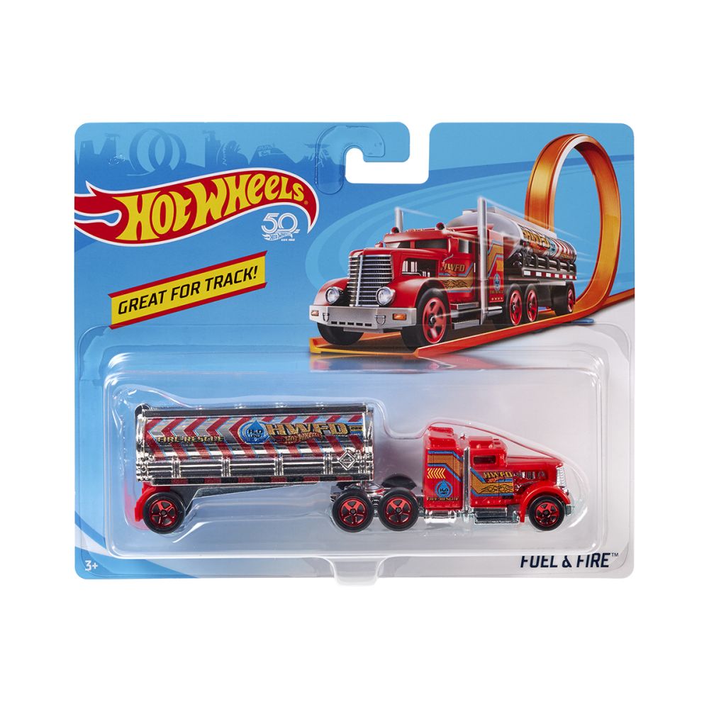 Количка Hot Wheels, Track Stars, Fuel and Fire