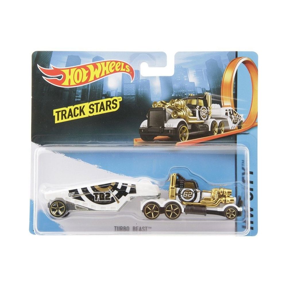 Количка Hot Wheels, Track Stars - Turbo Beast