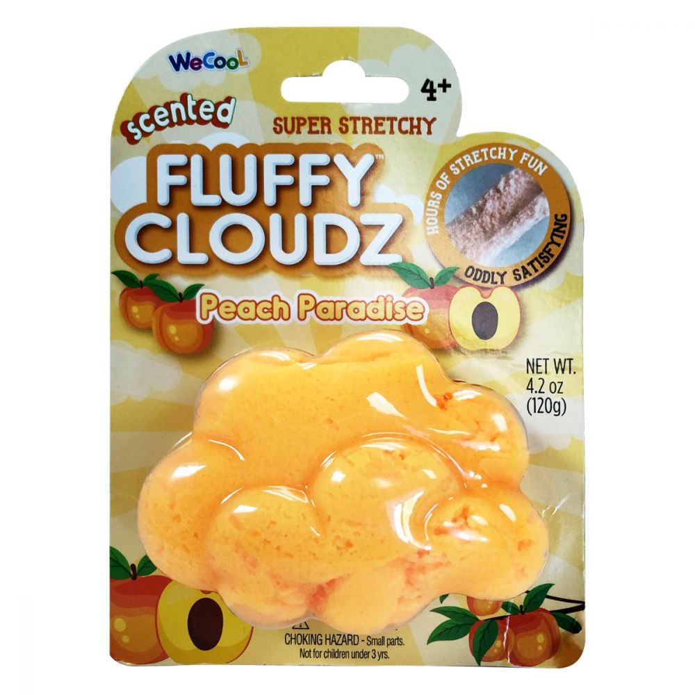 Ароматизиран слайм с изненада Compound Kings - Fluffy Cloudz, Peach Paradise, 120 гр