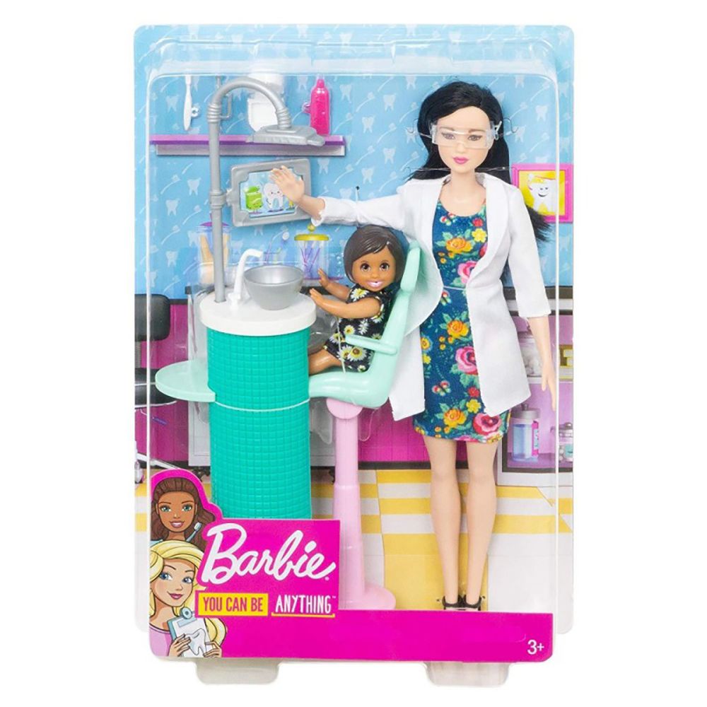 Комплект за игра Barbie, Зъболекар, FXP17