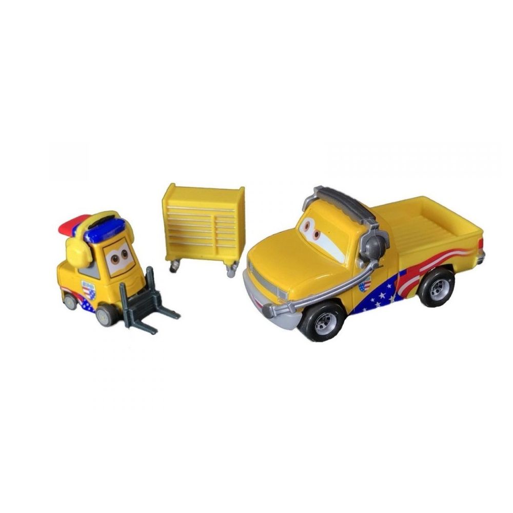 Комплект от две колички Disney Cars 3, Turbo Bullock и John Lassetire, FLH66