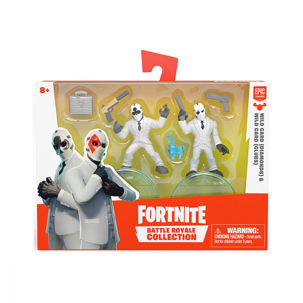 Комплект от 2 фигурки Fortnite, Diamonds и Clubs S1 W3 (63542)