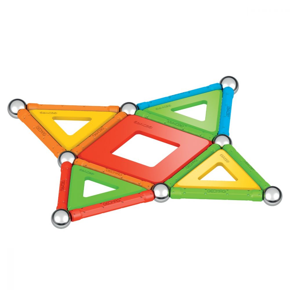 Игра с магнитна конструкция Geomag Supercolors, 35 части