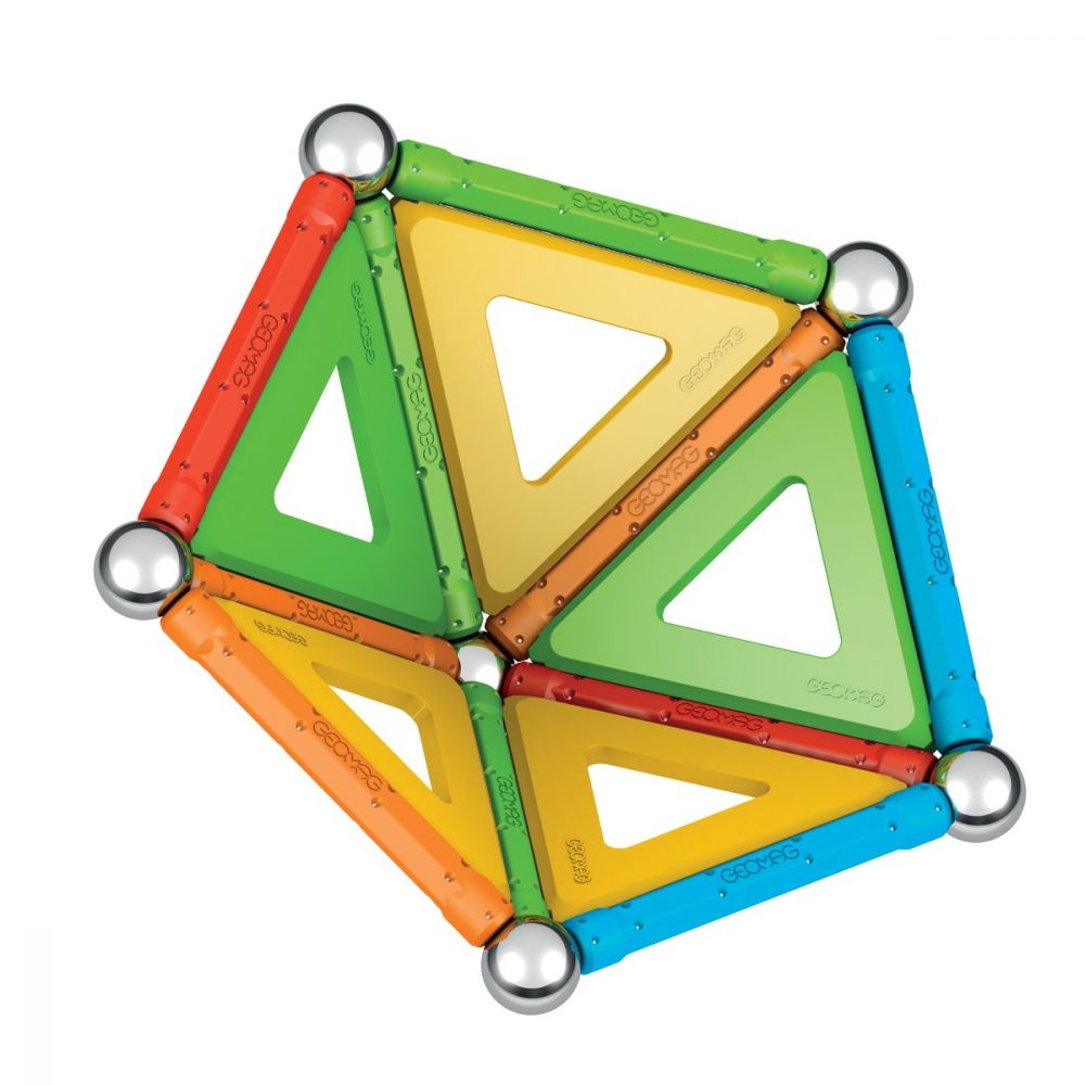 Игра с магнитна конструкция Geomag Supercolors, 35 части