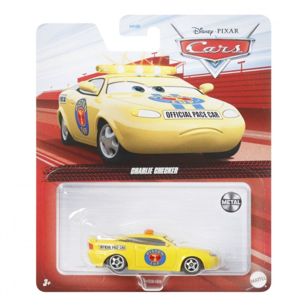 Метална количка, Disney Cars, Charlie Checker, HFB38 | Toyzz Shop