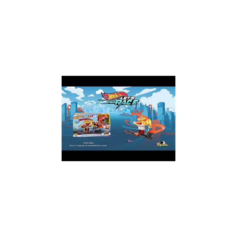 Комплект за игра Hot Wheels, Нападението на змията от пицарията, HTN81