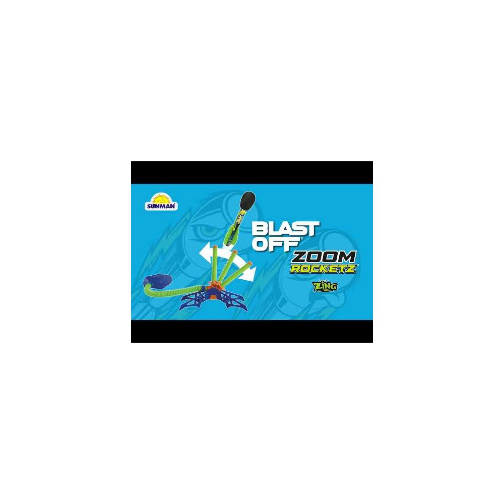 Комплект установка с 3 ракети, Zing, Zoom Rocketz
