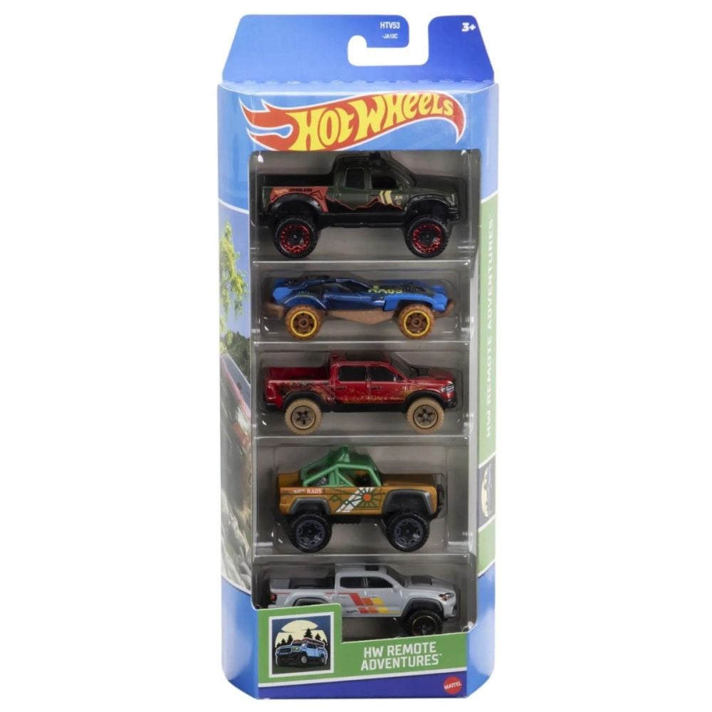 Комплект колички Hot Wheels, HW Remote Adventures, HTV53, 1:64 (5 модела)