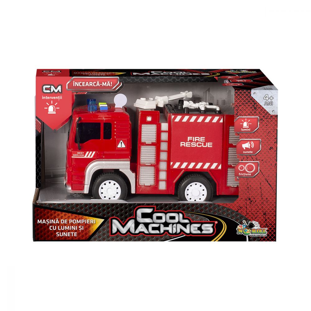 Пожарна кола със светлини и звуци Cool Machines