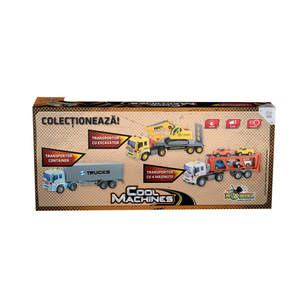 Камион с багер със светлини и звуци Cool Machines