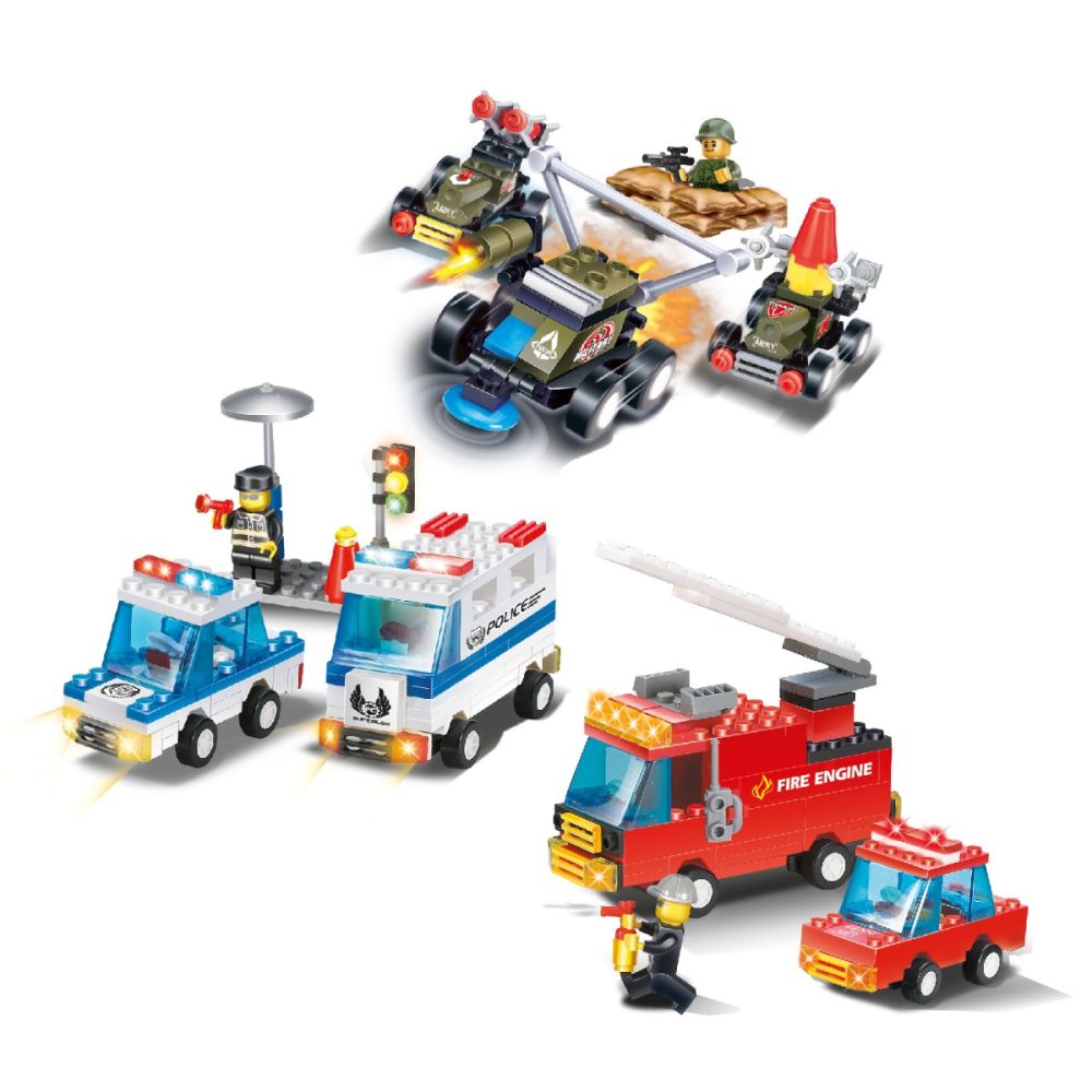 Строителна играчка Малкия Строител - Интервенционен екип 3 в 1 | Toyzz Shop