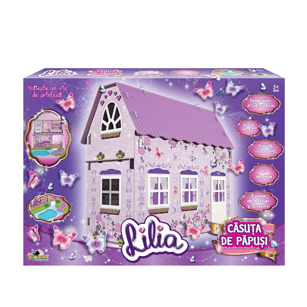 Комплект къщичка за кукли Lilia