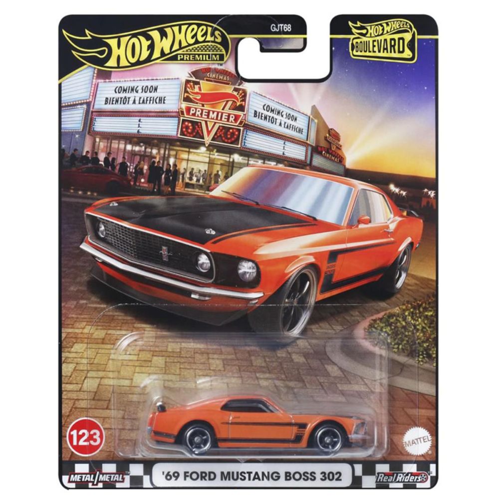 Метална количка, Hot Wheels, Boulevard, 69 Ford Mustang Boss 302, JBL20
