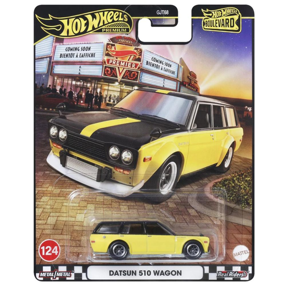 Метална количка, Hot Wheels, Boulevard, Datsun 510 Wagon, JBL21