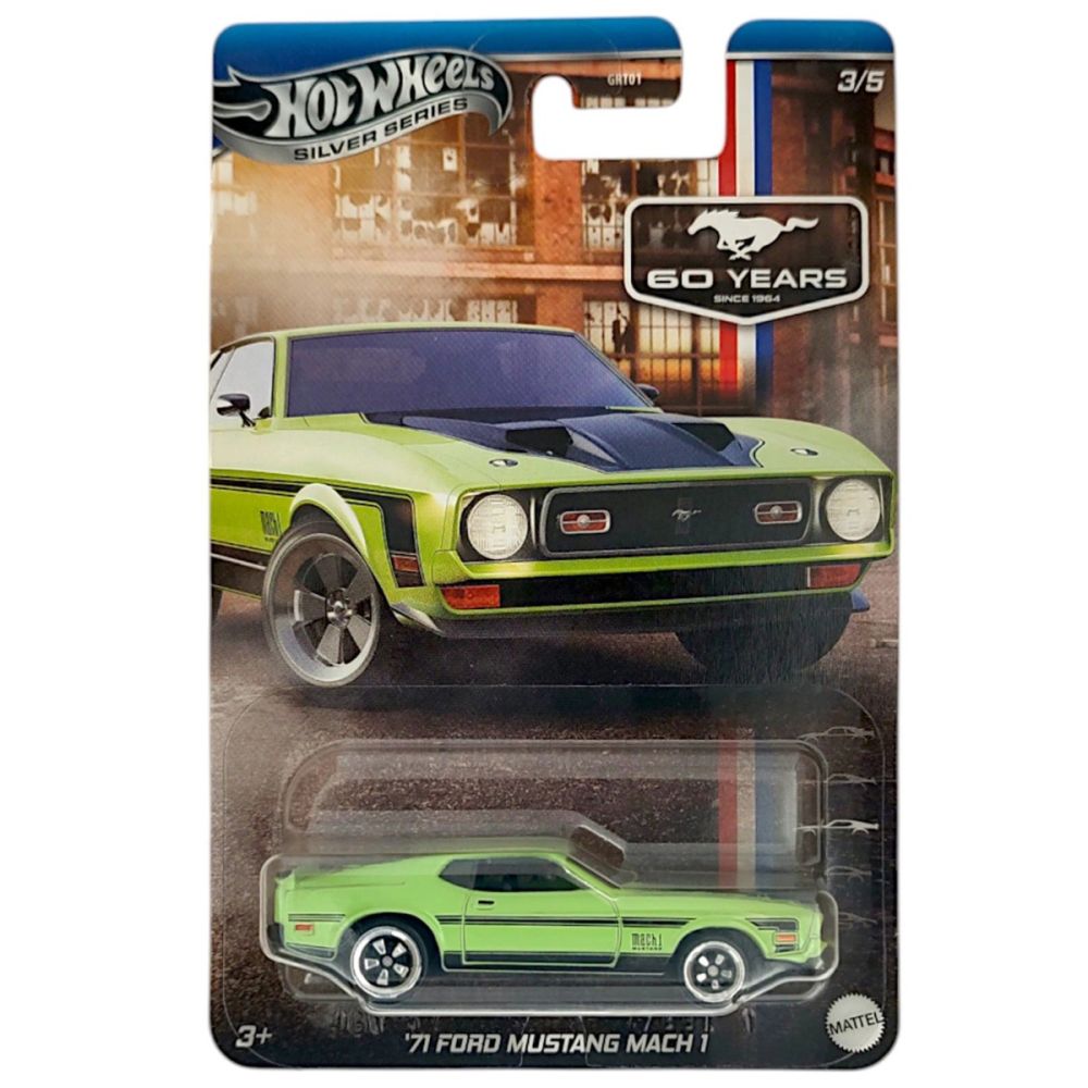Метална количка, Hot Wheels, 71 Ford Mustang MACH 1, JBY52
