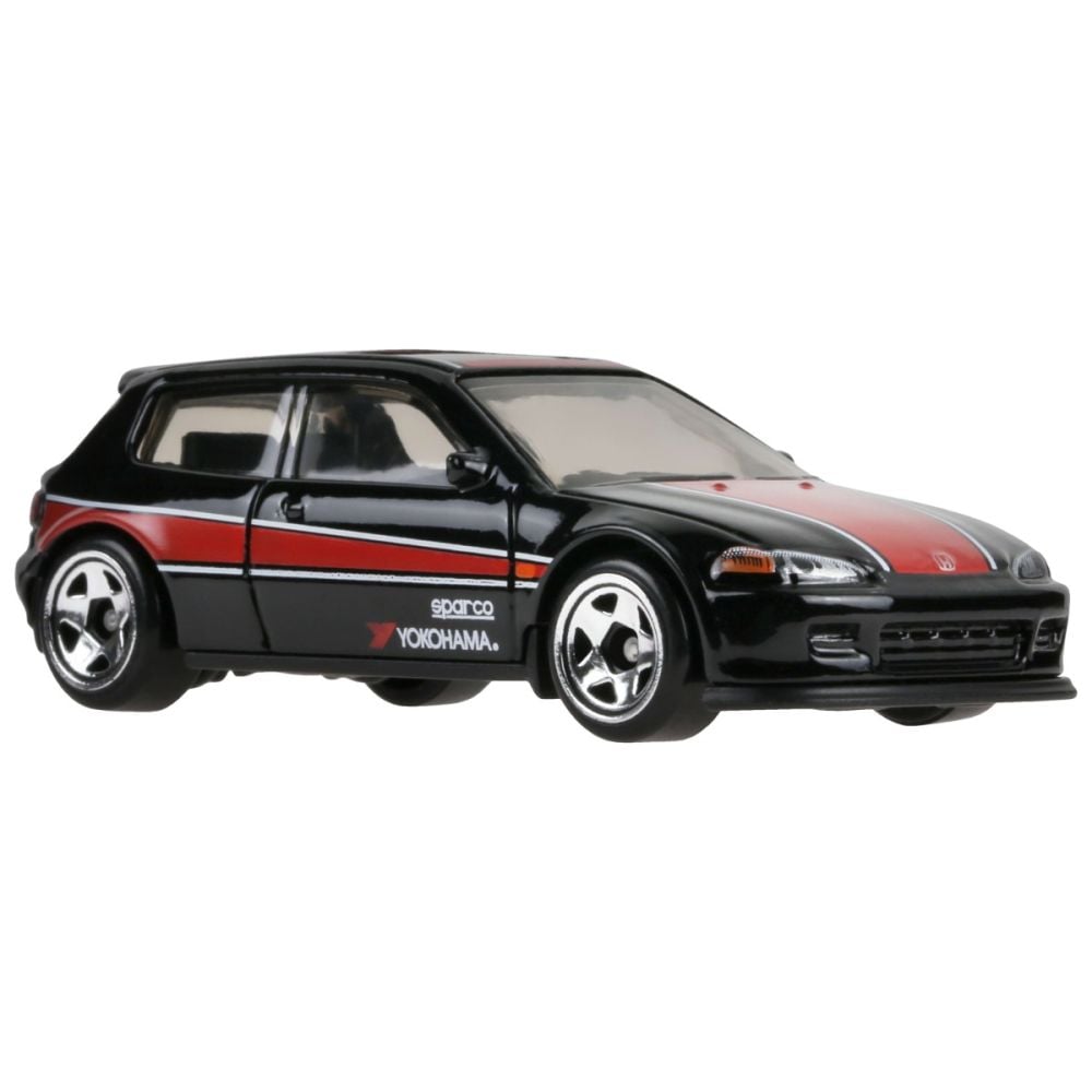 Метална количка, Hot Wheels, 90 Street Sport, 92 Honda Civic EG, 1:64, JCB56