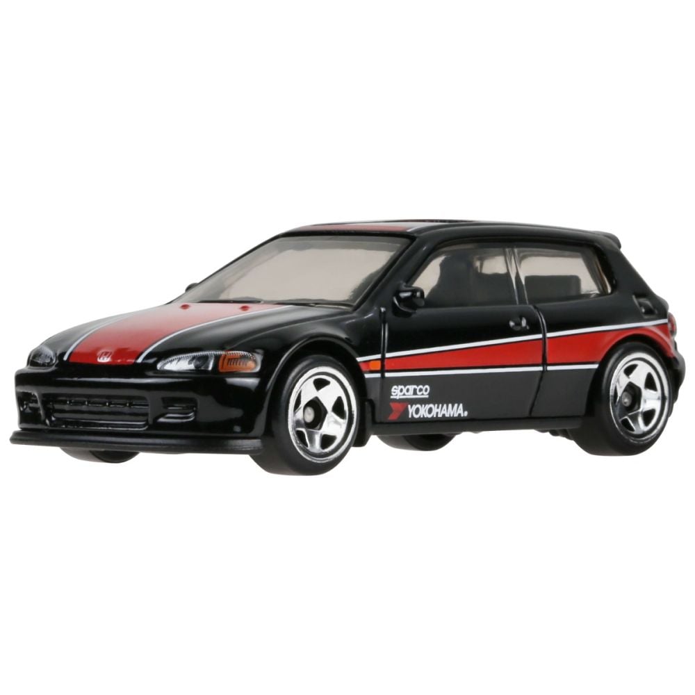Метална количка, Hot Wheels, 90 Street Sport, 92 Honda Civic EG, 1:64, JCB56
