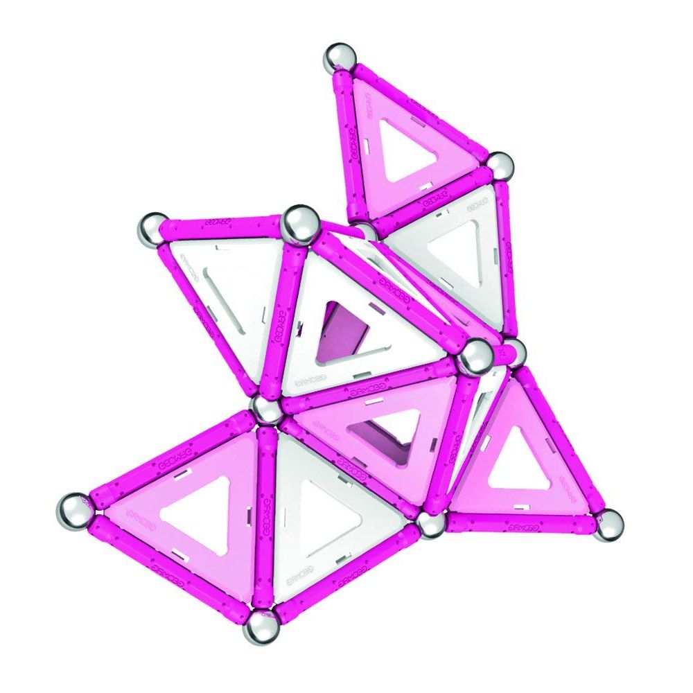 Игра с магнитна конструкция Geomag Pink, 68 части