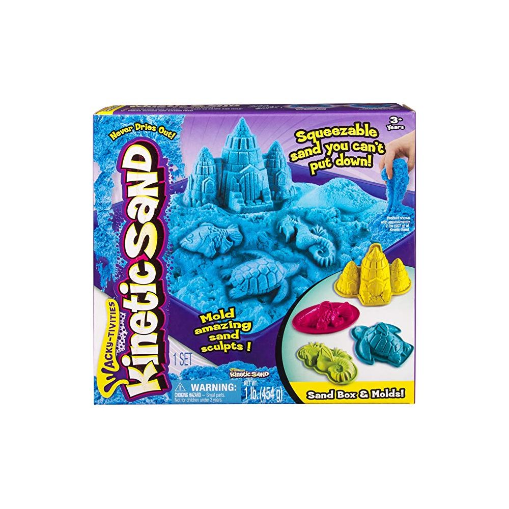 Комплект пясък Kinetic Sand Blue 454 гр