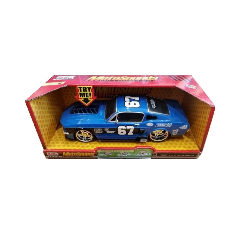 Количка Maisto MotoSounds Ford Mustang GT1967, 1:24