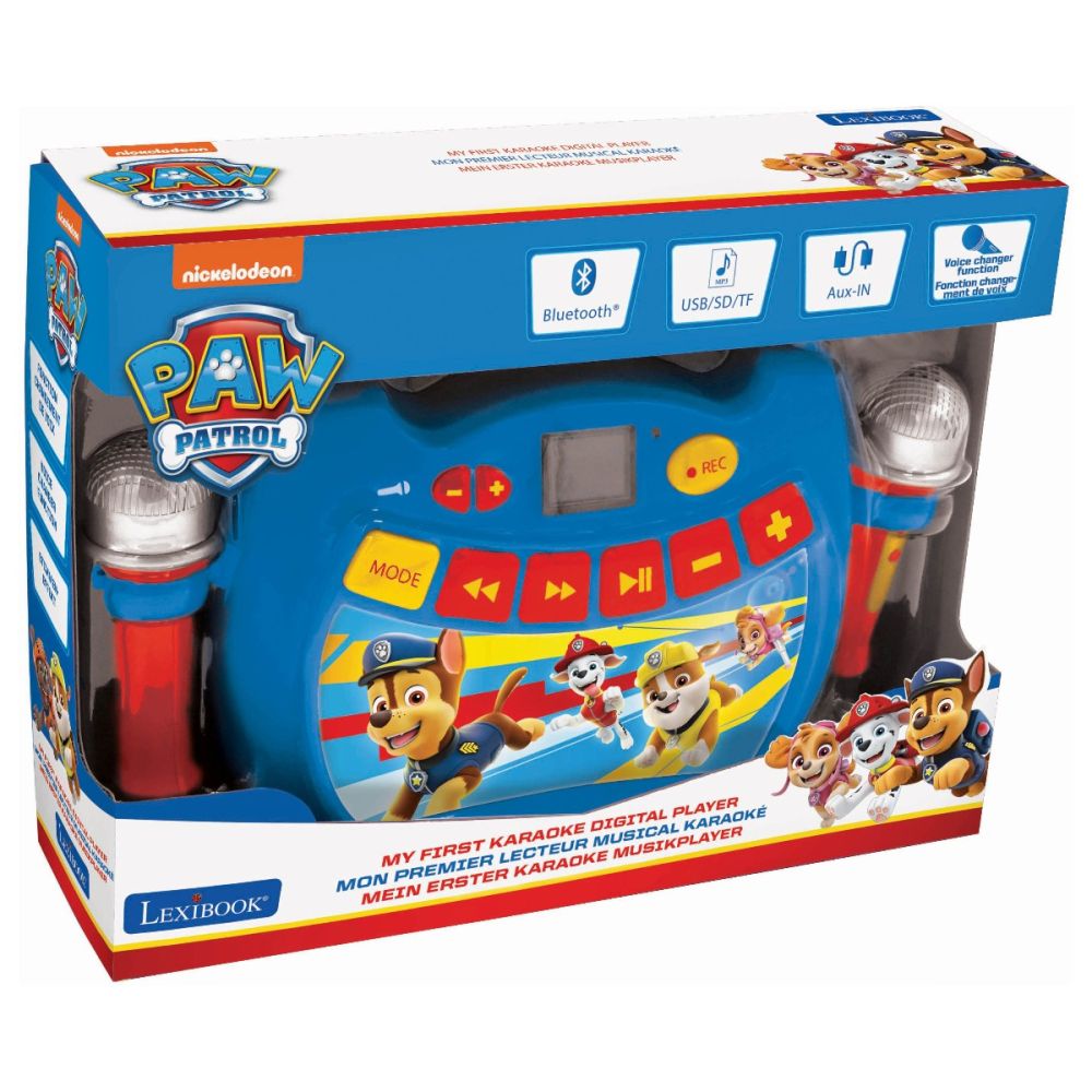 Моето първо преносимо Караоке с 2 микрофона Paw Patrol