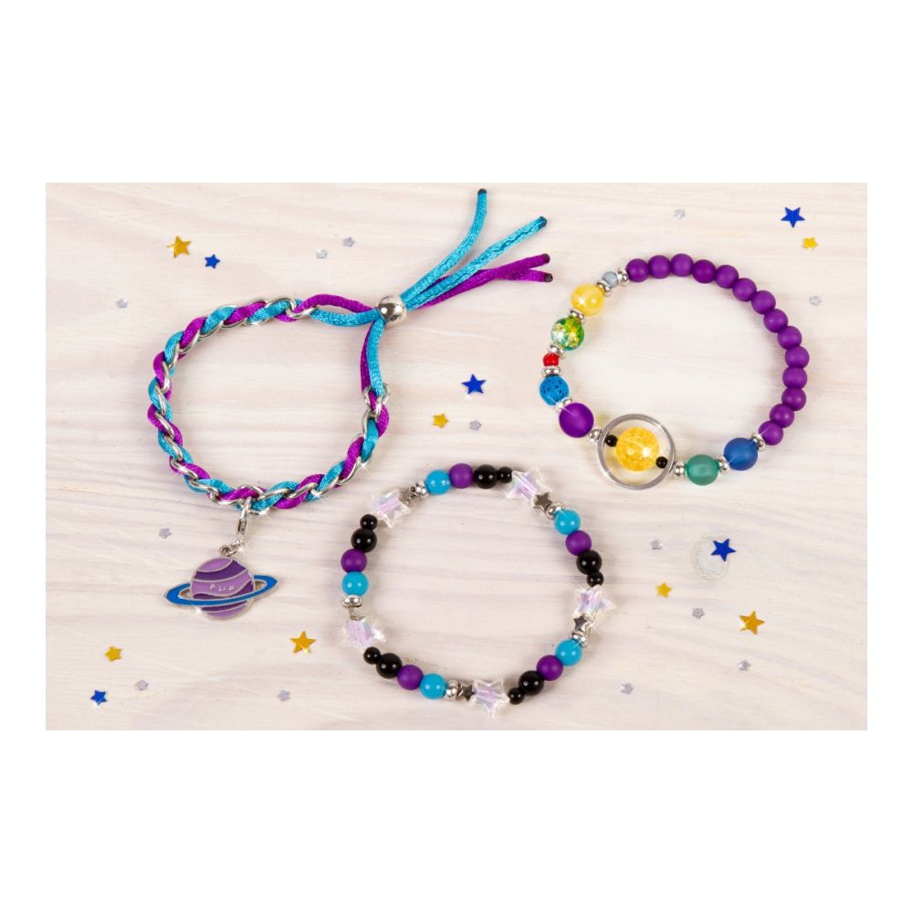 Комплект за гривни с висулки Make it Real Cosmic Charm, 90 части