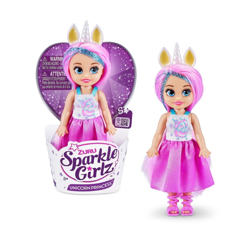 Мини кукла Еднорог, Sparkle Girlz, 12 см | Toyzz Shop