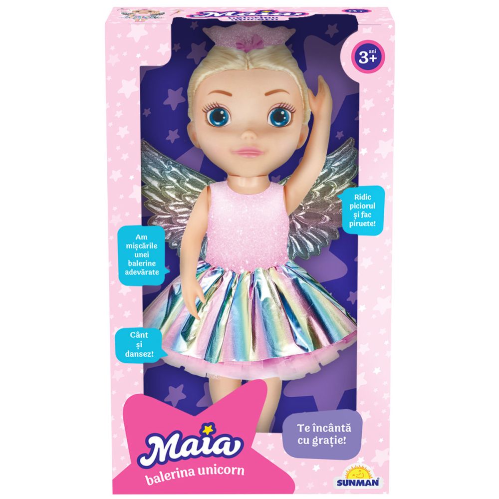 Кукла Maia Балерина с пръчица еднорог