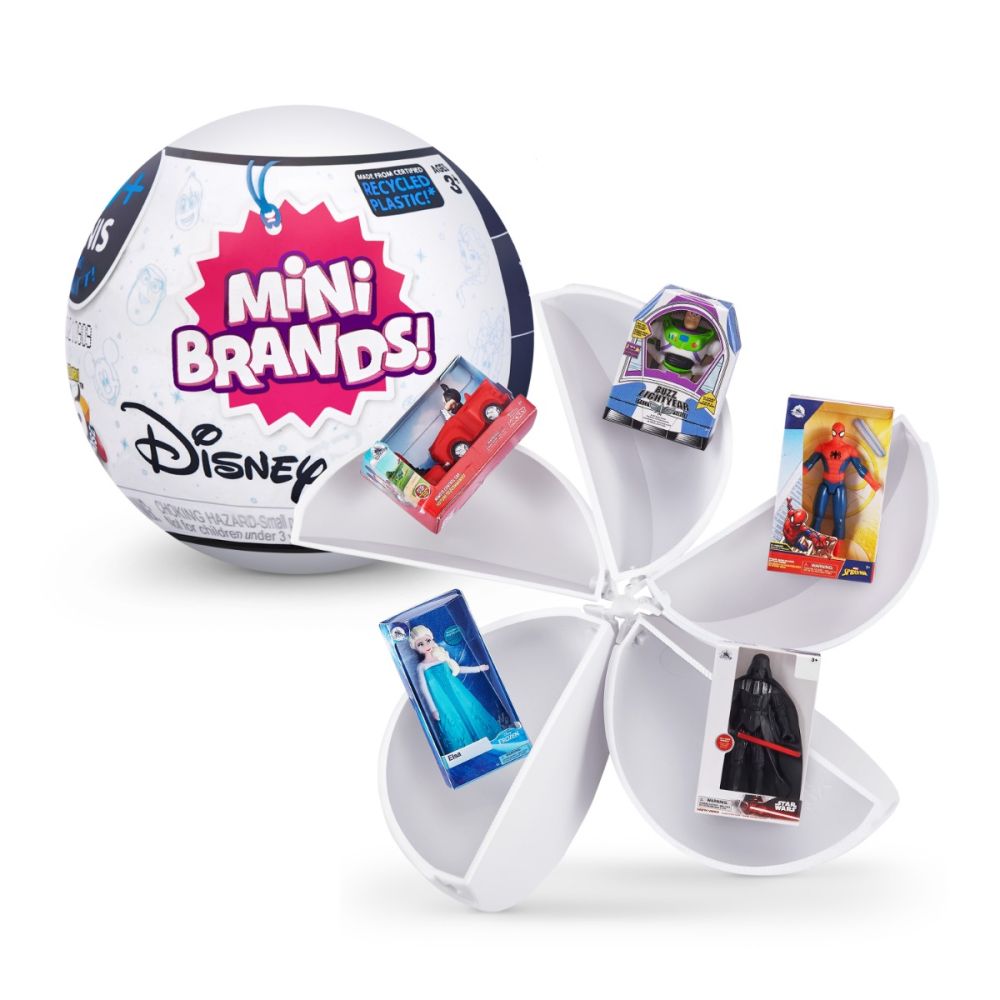 Топче с фигурка и аксесоари изненада, Mini Brands Disney, S1