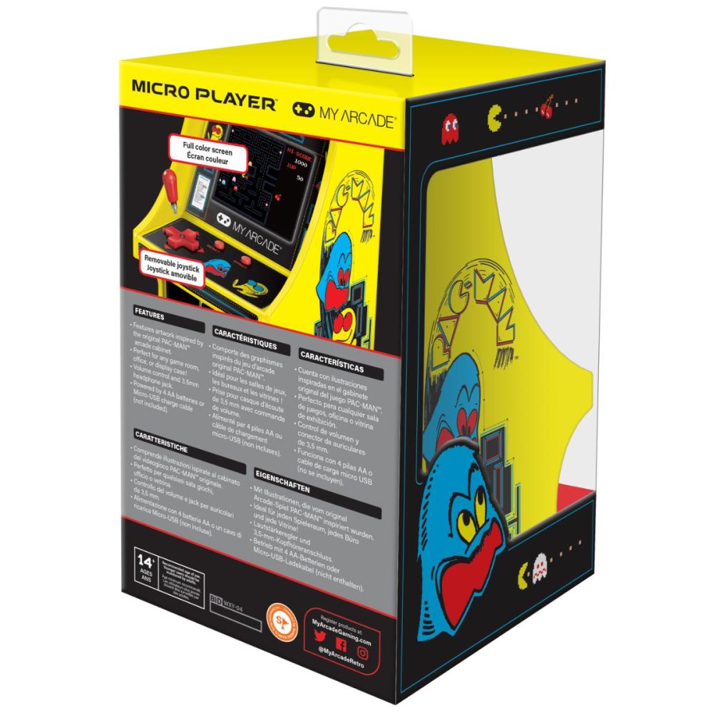 Мини ретро конзола, My Arcade, Micro Player, Pac-Man